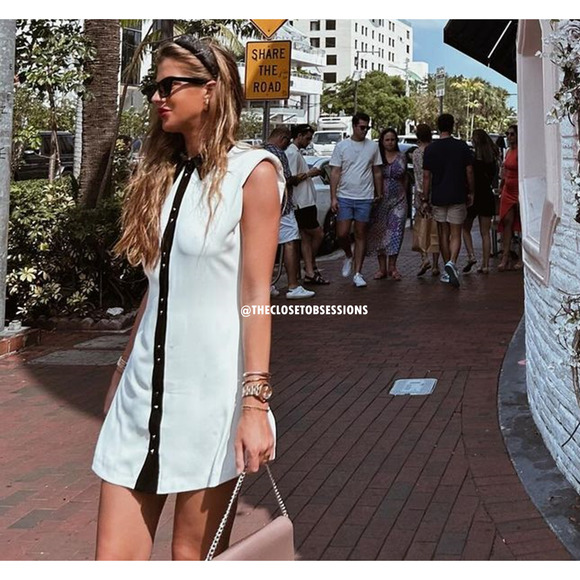 ZARA BLOGGER FAVE!!! Sleeveless Mini Dress NWT - Picture 7 of 16